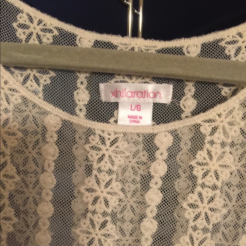 Lace Top, Large - Picture 2 of 4